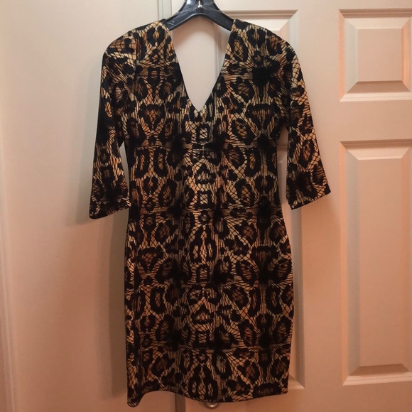 Amazing leopard print dress size 10 - Picture 1 of 2